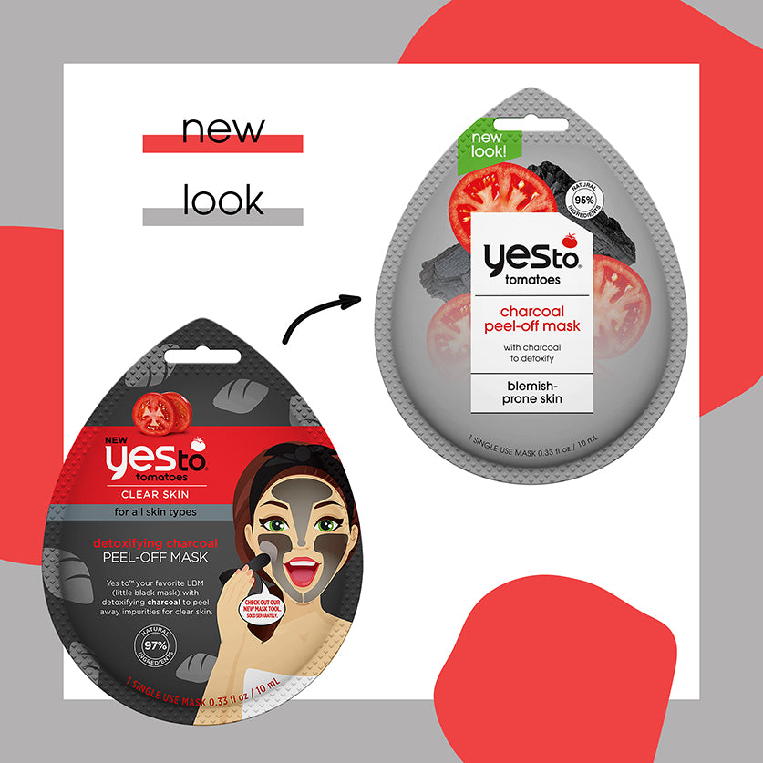 Tomatoes Charcoal Peel-Off Mask (Single-Use)