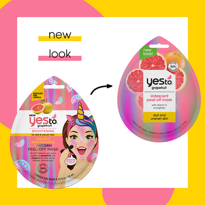 Grapefruit Iridescent Peel-Off Mask