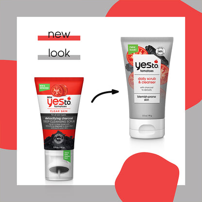 Tomatoes Charcoal Daily Scrub & Cleanser