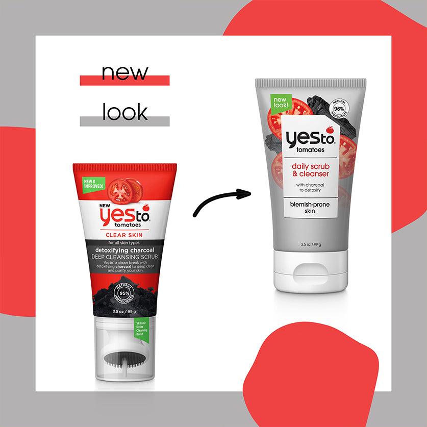 Tomatoes Charcoal Daily Scrub & Cleanser