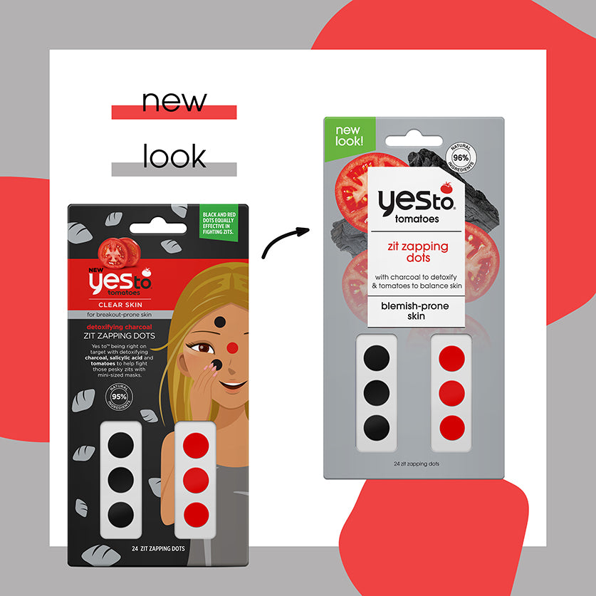 Tomatoes Charcoal Zit Zapping Dots