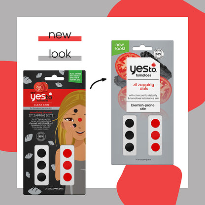 Tomatoes Charcoal Zit Zapping Dots