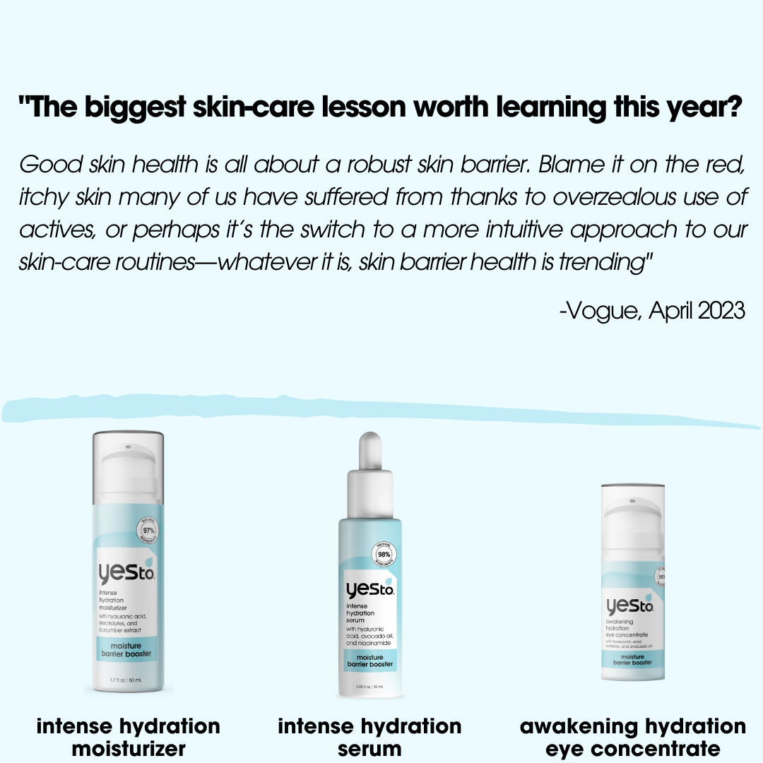 moisture barrier booster awakening hydration eye concentrate with hyaluronic acid, caffeine, and avocado oil