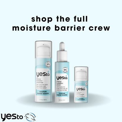 moisture barrier booster intense hydration moisturizer with hyaluronic acid, electrolytes, and cucumber extract