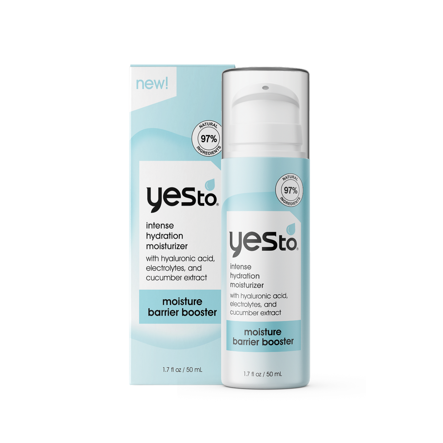 moisture barrier booster intense hydration moisturizer with hyaluronic acid, electrolytes, and cucumber extract